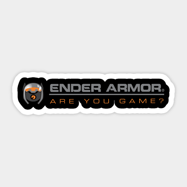 Ender Armor Sticker by AndreeDesign